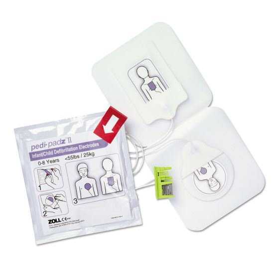 Pedi-padz II Defibrillator Pads, Children Up to 8 Years Old, 2-Year Shelf Life1