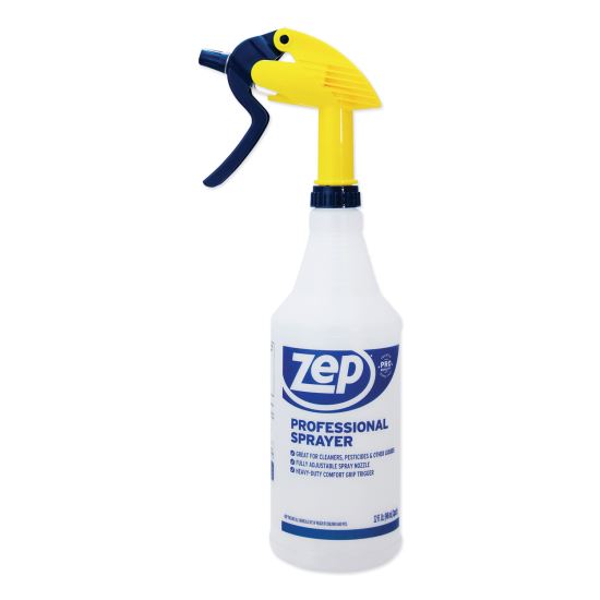 Professional Spray Bottle, 32 oz, Blue/Gold/Clear, 36/Carton1