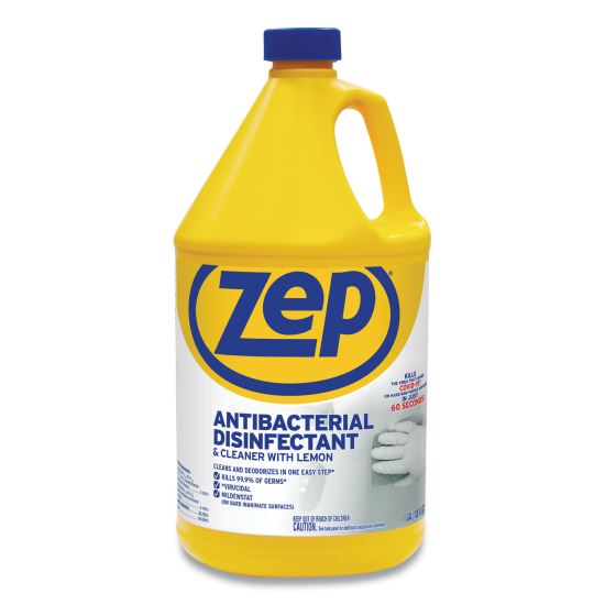 Antibacterial Disinfectant, Lemon Scent, 1 gal, 4/Carton1