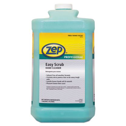 Industrial Hand Cleaner, Easy Scrub, Lemon, 1 gal Bottle, 4/Carton1