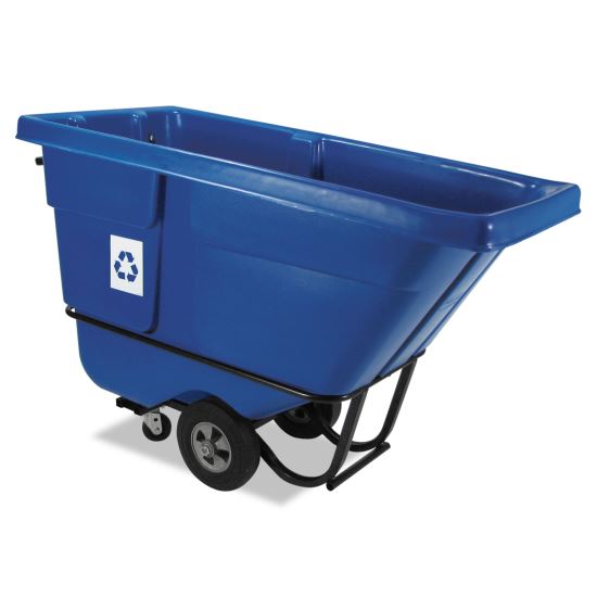 Rubbermaid® Commercial Rotomolded Recycling Tilt Truck1