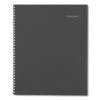 DayMinder Academic Weekly/Monthly Desktop Planner, Timed Appointments, 11 x 8, Charcoal Cover, 12-Month(July-June): 2022-20231