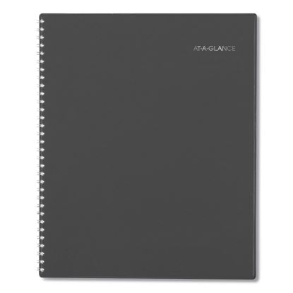 DayMinder Academic Weekly/Monthly Desktop Planner, Timed Appointments, 11 x 8, Charcoal Cover, 12-Month(July-June): 2022-20231