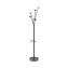 Festival Coat Stand with Umbrella Holder, Five Knobs, 14w x 14d x 73.67h, Black1