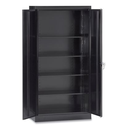 Economy Assembled Storage Cabinet, 36w x 18d x 72h, Black1