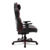 Racing Style Ergonomic Gaming Chair, Supports 275 lb, 15.91" to 19.8" Seat Height, Black/Red Trim Seat/Back, Black/Red Base2