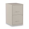 Soho Vertical File Cabinet, 2 Drawers: File/File, Letter, Putty, 14" x 18" x 24.1"1