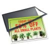 AdMat Counter-Top Sign Holder and Signature Pad, 8.5 x 11, Black2