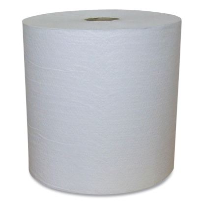 Recycled Hardwound Paper Towels, 1-Ply, 1.8 Core, 7.88 x 800 ft, White, 6 Rolls/Carton1