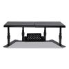 Metal Art ErgoTwin Dual Monitor Stand, 25.6 to 33.1 x 12.6 x 6.2 to 8.6, Black, Supports 20 lb/Shelf2