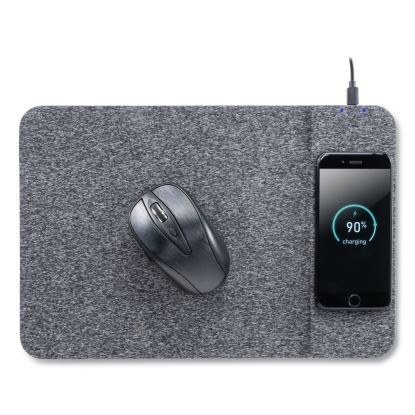 Powertrack Wireless Charging Mouse Pad, 13 x 8.75, Gray1