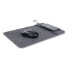 Powertrack Wireless Charging Mouse Pad, 13 x 8.75, Gray2