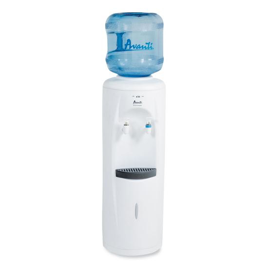 Cold and Room Temperature Water Dispenser, 3-5 gal, 11.5 x 12. 5 x 34, White1