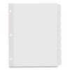 Big Tab Printable White Label Tab Dividers, 8-Tab, Letter, White, 4 Sets2