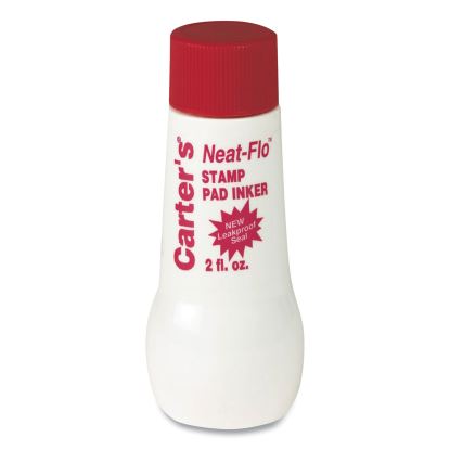 Neat-Flo Stamp Pad Inker, 2 oz Bottle, Red1