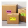 High-Visibility Permanent Laser ID Labels, 2 x 4, Neon Assorted, 500/Box2