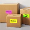 High-Visibility Permanent Laser ID Labels, 2 x 4, Neon Assorted, 1000/Box2
