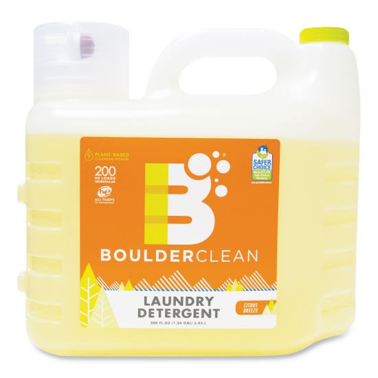 Liquid Laundry Detergent, Citrus Breeze, 200 HE Loads, 200 oz Bottle1