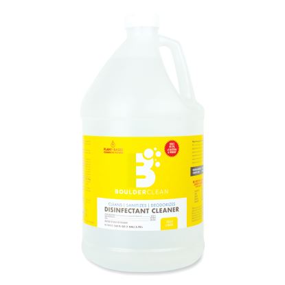 Disinfectant Cleaner, Lemon Scent, 128 oz Bottle1