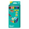 Kids Coloring Pencils, 0.7 mm, HB2 (#2), Assorted Lead, Assorted Barrel Colors, 24/Pack2