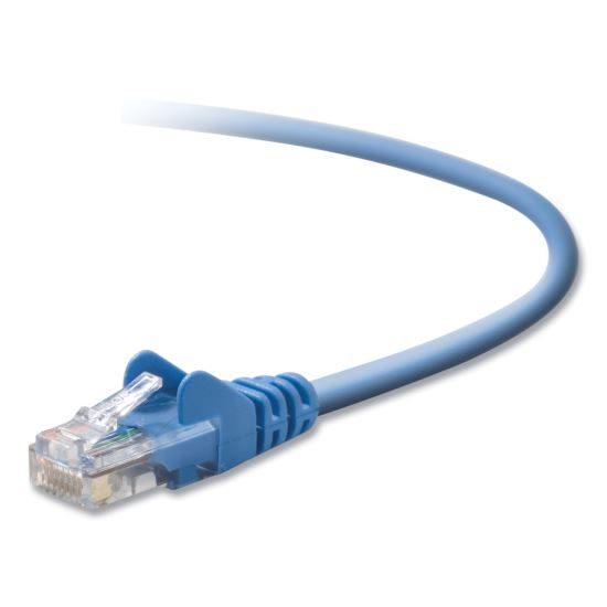 CAT5e Snagless Patch Cable, RJ45 Connectors, 15 ft, Blue1