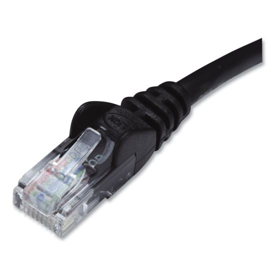 CAT6 UTP Computer Patch Cable, RJ45 Connectors, 5 ft, Black1