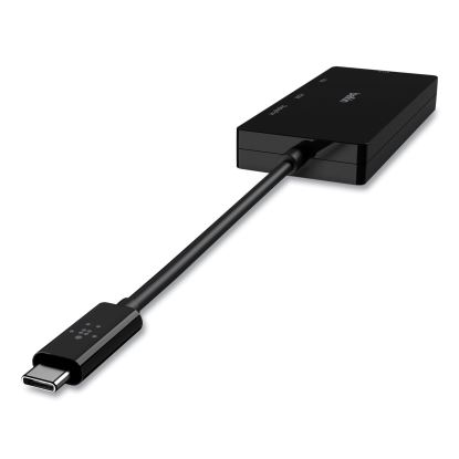 USB-C Video Adapter, Display Port; DVI; HDMI; USB-C; VGA, 4.33" Black1