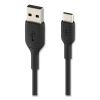 BOOST CHARGE USB-C to USB-A ChargeSync Cable, 3.3 ft, Black2