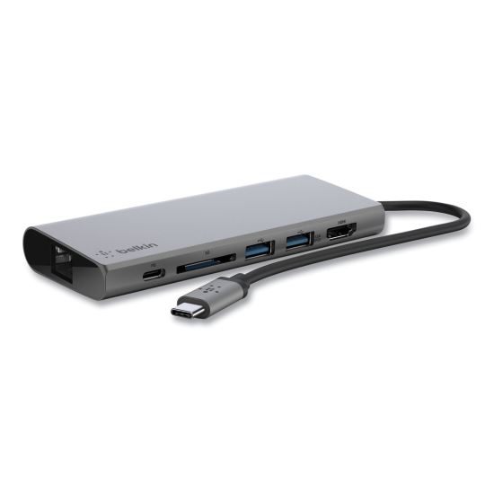 USB-C Multimedia Hub, 6 Ports, Space Gray1