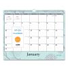 Rue Du Flore Wall Calendar, Rue du Flore Artwork, 12 x 15, White/Jade/Lavender Sheets, 12-Month (Jan to Dec): 20231