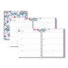 Laila Create-Your-Own Cover Weekly/Monthly Planner, Wildflower Artwork, 11 x 8.5, Purple/Blue/Pink, 12-Month (Jan-Dec): 20231