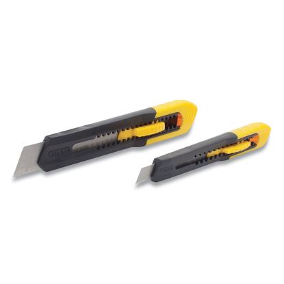 Two-Pack Quick Point Snap Off Blade Utility Knife, 9 mm and 18 mm, Yellow/Black1