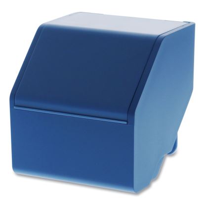 Konnect Desktop Organizer Storage Bin, Short, 3.4" x 3.5" x 3.5", Blue1