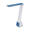 Konnect Rechargeable Folding LED Desk Lamp, 2.52" x 2.13" x 11.02", Gray/Blue2