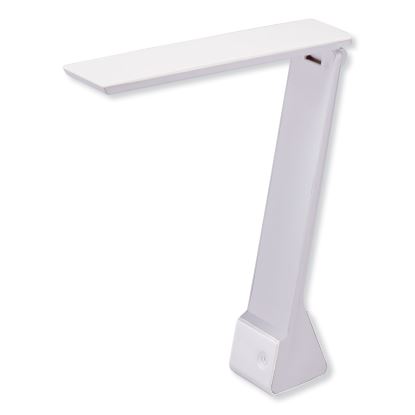 Konnect Rechargeable Folding LED Desk Lamp, 2.52" x 2.13" x 11.02", Gray/White1