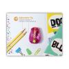 Twist-n-Sharp Pencil Sharpener, One-Hole, 3.5 x 1.25 x 5.5, Assorted Colors, 3/Box2