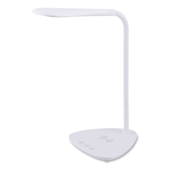 Flexible Wireless Charging LED Desk Lamp, 12.88"h, White1