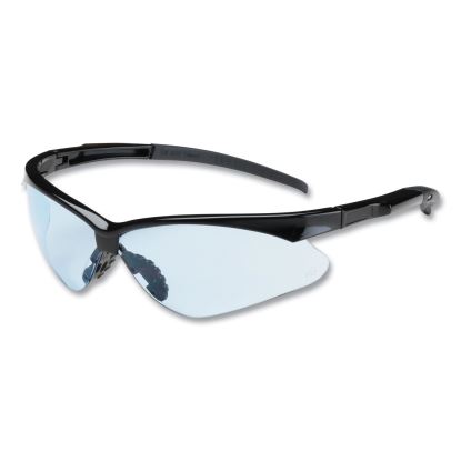 Adversary Optical Safety Glasses, Anti-Scratch, Light Blue Lens, Black Frame1