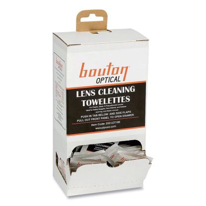 Optical Lens Cleaning Towelettes, Individually Wrapped in Dispenser Box, 100/Box1