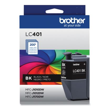 LC401BKS Ink, 200 Page-Yield, Black1