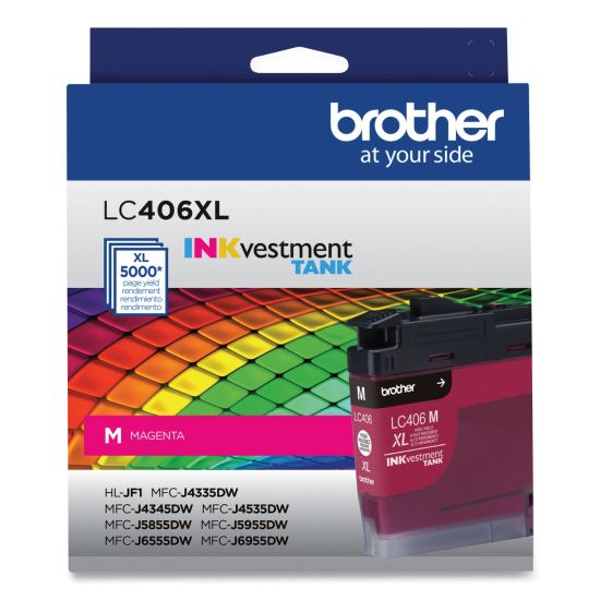 LC406XLMS INKvestment High-Yield Ink, 5,000 Page-Yield, Magenta1