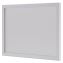 BL Series Frosted Glass Modesty Panel, 39.5w x 0.13d x 27.25h, Silver/Frosted1