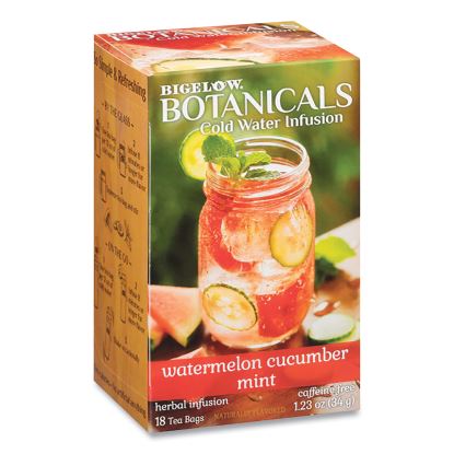 Botanicals Watermelon Cucumber Mint Cold Water Herbal Infusion, 0.7 oz Tea Bag, 18/Box1