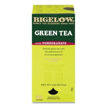 Green Tea with Pomegranate, 0.07 oz Tea Bag, 28/Box1