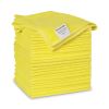 Microfiber Cleaning Cloths, 16 x 16, Yellow, 24/Pack2