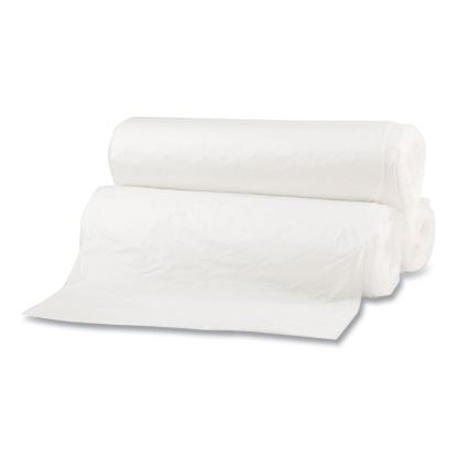 Low Density Repro Can Liners, 55 gal, 0.63 mil, 38" x 58", White, 10 Bags/Roll, 10 Rolls/Carton1