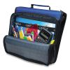 Universal Zipper Binder, 3 Rings, 2" Capacity, 11 x 8.5, Blue/Gray Accents2