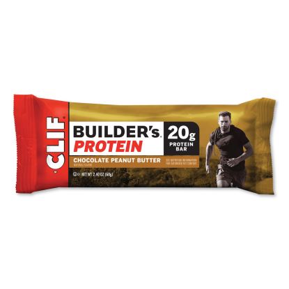 Builders Protein Bar, Chocolate Peanut Butter, 2.4 oz Bar, 12 Bars/Box1