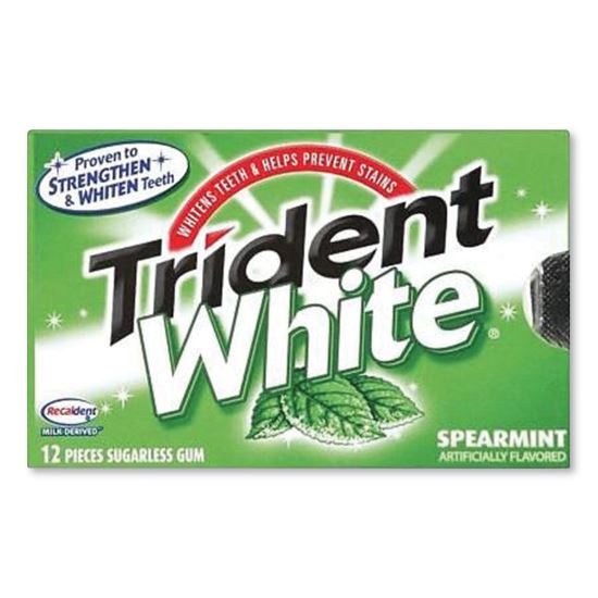 Sugar-Free Gum, White Spearmint, 16 Sticks/Pack, 9 Packs/Box1