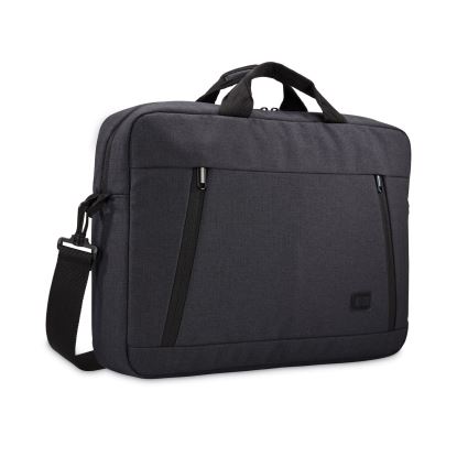 Huxton 15.6" Laptop Attache, Fits Devices Up to 15.6", Polyester, 16.3 x 2.8 x 12.4, Black1